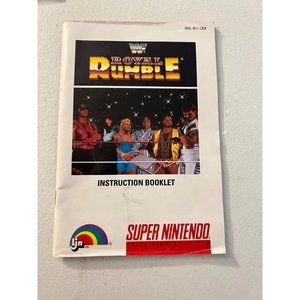 Royal Rumble Instruction Booklet ONLY